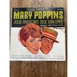 Walt Disney's Mary Poppins Original Cast Soundtrack Vinyl1964 Record BV-4026